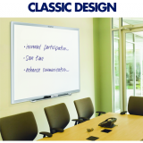 Quartet&reg; Classic Magnetic Whiteboard 72" x 48"