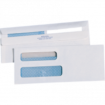 Quality Park #8 Double Window Redi-Seal Security Envelopes 500/box