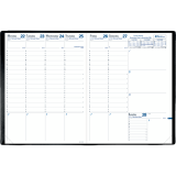 Quo Vadis Prenote Freeport Weekly Diary 11-3/4" x 8-1/4" English Black