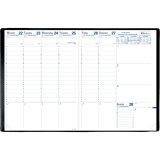 Quo Vadis Trinote Freeport Weekly Diary 9-1/2" x 7-1/4" English Black