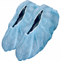 RONCO CoverMe&trade; Disposable Shoe Covers Regular Blue 100/pkg