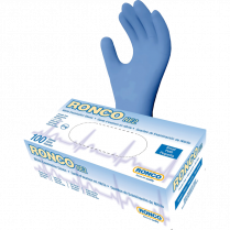 RONCO NE2 General Purpose Nitrile Gloves Powder Free Small Blue 100/box