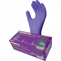RONCO Blurite Plus Examiniation Gloves Large Violet 100/box