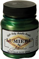 Jacquard Lumiere Bright 2-1/4oz Metallic Olive Green