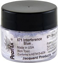 Jacquard Pearl Ex Powdered Pigment 1/2oz Interference Blue