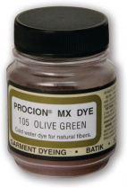 Jacquard Procion MX Dye 2/3oz Olive Green