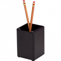 Rolodex&reg; Wood Tones&trade; Pencil Cup Black