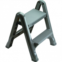 Rubbermaid Two-Step Folding Stepstool Cylinder