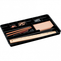 Rubbermaid&reg; Regeneration&trade; Nine Section Drawer Organizer Black