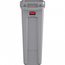 Rubbermaid&reg; Slim Jim&reg; Waste Container with Vented Channels 87 L Grey