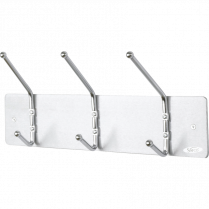 Safco&reg; Wall Hooks 3 Hooks Chrome