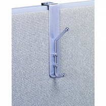 Safco&reg; Over-The-Panel Coat Hook Chrome