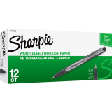 Sharpie Pen Fine Black 12/box