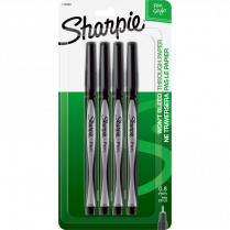 SANFORD SHARPIE FINE BLACK 4PK 1743408 / 1742661