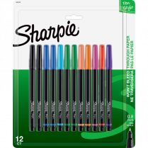 SHARPIE PENS FINE ASST 12/PK