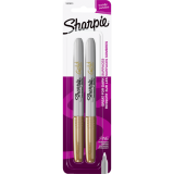 Sharpie&reg; Metallic Markers Fine Tip Gold 2/pkg