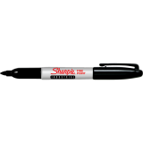 Sharpie&reg; Industrial Permanent Markers Black 12/box