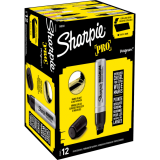 Sharpie&reg; Magnum&reg; Permanent Markers Chisel Tip Black 12/box