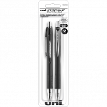 uni-ball&reg; Jetstream&trade; Retractable Pens Bold Point Black 2/pkg
