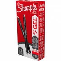 Sharpie&reg; S-Gel&reg; Retractable Pens 0.7 mm Red 12/box
