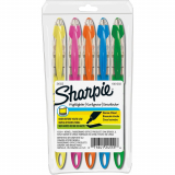 Sharpie&reg; Liquid Pen Highlighters Assorted Colours 5/pkg