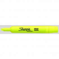 Sharpie&reg; Tank Highlighters Chisel Tip Fluorescent Yellow 12/box