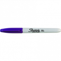 Sharpie&reg; Fine Permanent Markers Fine Tip Purple 12/box