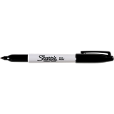 Sharpie&reg; Fine Permanent Markers Fine Tip Black 5/pkg