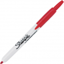 Sharpie&reg; Retractable Permanent Marker Fine Tip Red