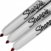 Sharpie&reg; Retractable Permanent Markers Fine Tip Assorted Colours 3/pkg
