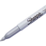 Sharpie&reg; Metallic Markers Fine Tip Silver 12/box