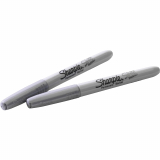 Sharpie&reg; Fine Permanent Markers Fine Tip Metallic Silver