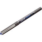 uni-ball&reg; Vision&trade; Roller Pen 0.5mm Blue with Metallic Charcoal Barrel 12/box