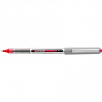 uni-ball&reg; Vision&trade; Roller Pen 0.7mm Red with Metallic Grey Barrel