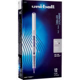 uni-ball&reg; Vision&trade; Roller Pen 0.7mm Purple with Metallic Grey Barrel 12/box