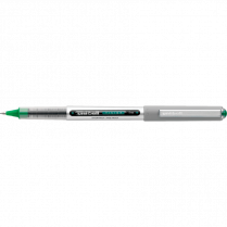 uni-ball&reg; Vision&trade; Roller Pen 0.7mm Green with Metallic Grey Barrel