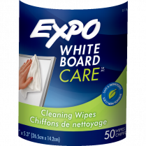 Expo&reg; Whiteboard Care&trade; Cleaning Wipes 50 Sheets