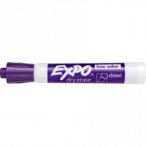 Expo&reg; Low Odour Dry Erase Marker Chisel Tip Purple