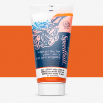 Speedball Water-Soluble Block Printing Ink 2.5oz Orange