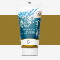 Speedball Water-Soluble Block Printing Ink 2.5oz Gold