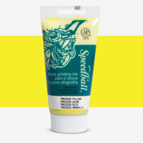 Speedball Water-Soluble Block Printing Ink 2.5oz Process Yellow