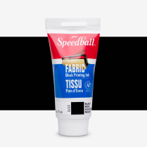 Speedball Fabric Block Printing Ink 2.5oz Black