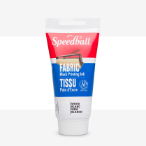 Speedball Fabric Block Printing Ink 2.5oz White