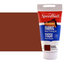 Speedball Fabric Block Printing Ink 2.5oz Brown