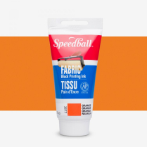 Speedball Fabric Block Printing Ink 2.5oz Orange