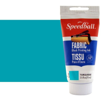 Speedball Fabric Block Printing Ink 2.5oz Turquoise