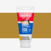 Speedball Fabric Block Printing Ink 2.5oz Gold