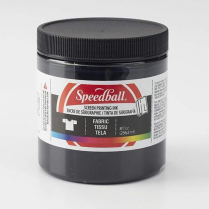Speedball Screen Printing Ink Fabric 8oz Black