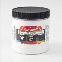 Speedball Screen Printing Ink Fabric 8oz White