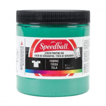 Speedball Screen Printing Ink Fabric 8oz Green